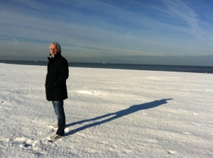 Op een betoverend wit strand in Scheveningen!